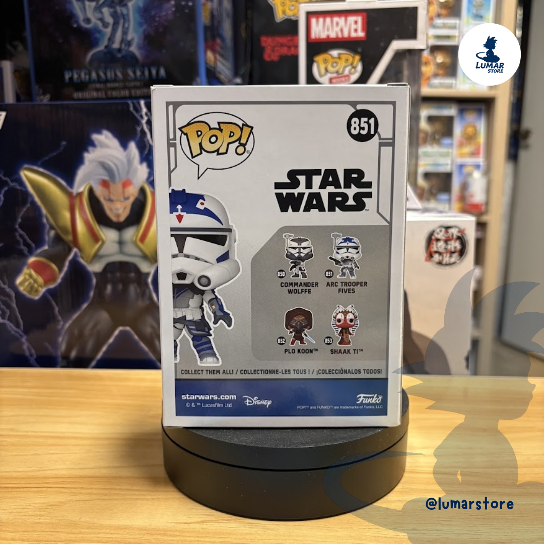 Funko Pop! Star Wars #851 ARC Trooper Fives (The Clone Wars / Bobble-Head)