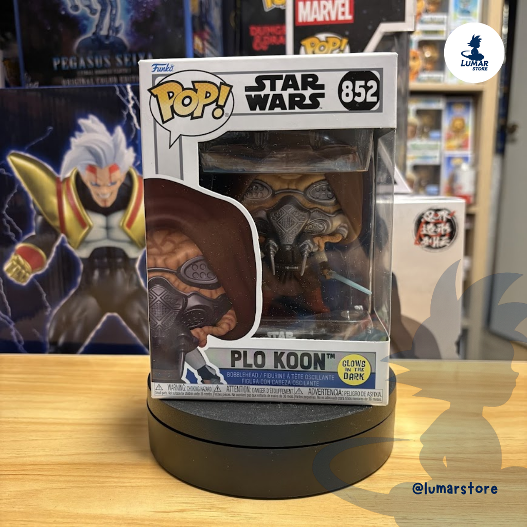 Funko Pop! Star Wars #852 Plo Koon Glow in the Dark (GITD / Bobble-Head)