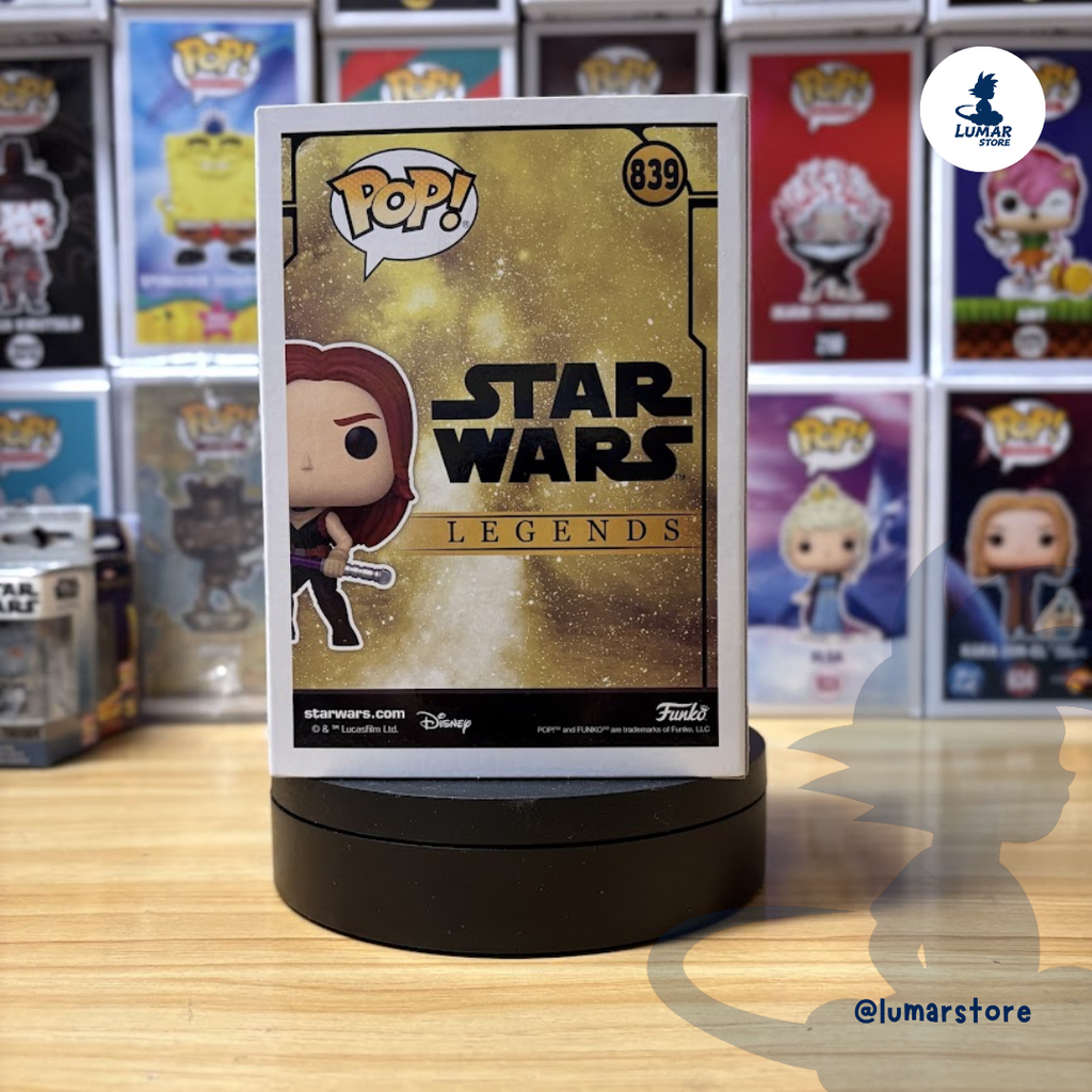 Funko Pop! Star Wars Legends #839 Mara Jade with Purple Lightsaber (Special Edition)