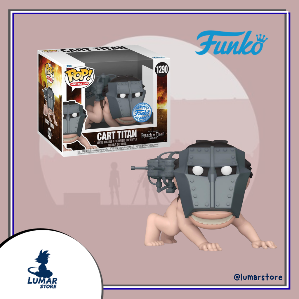 Funko Pop! Super 6" Animation: Attack on Titan #1290 Cart Titan (Specialty Series Exclusive)