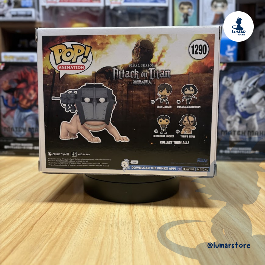 Funko Pop! Super 6" Animation: Attack on Titan #1290 Cart Titan (Specialty Series Exclusive)