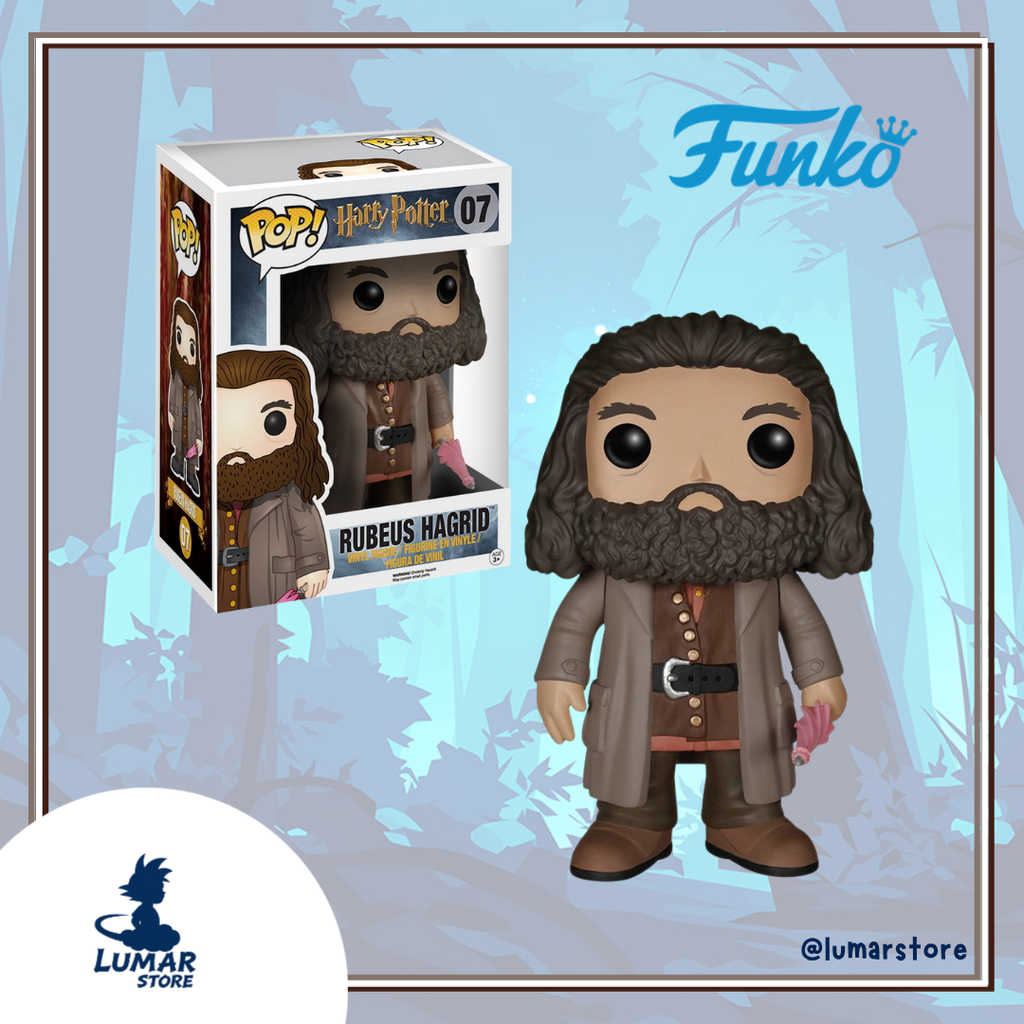 Funko Pop! Super 6" Harry Potter #07 Rubeus Hagrid (with Pink Umbrella)