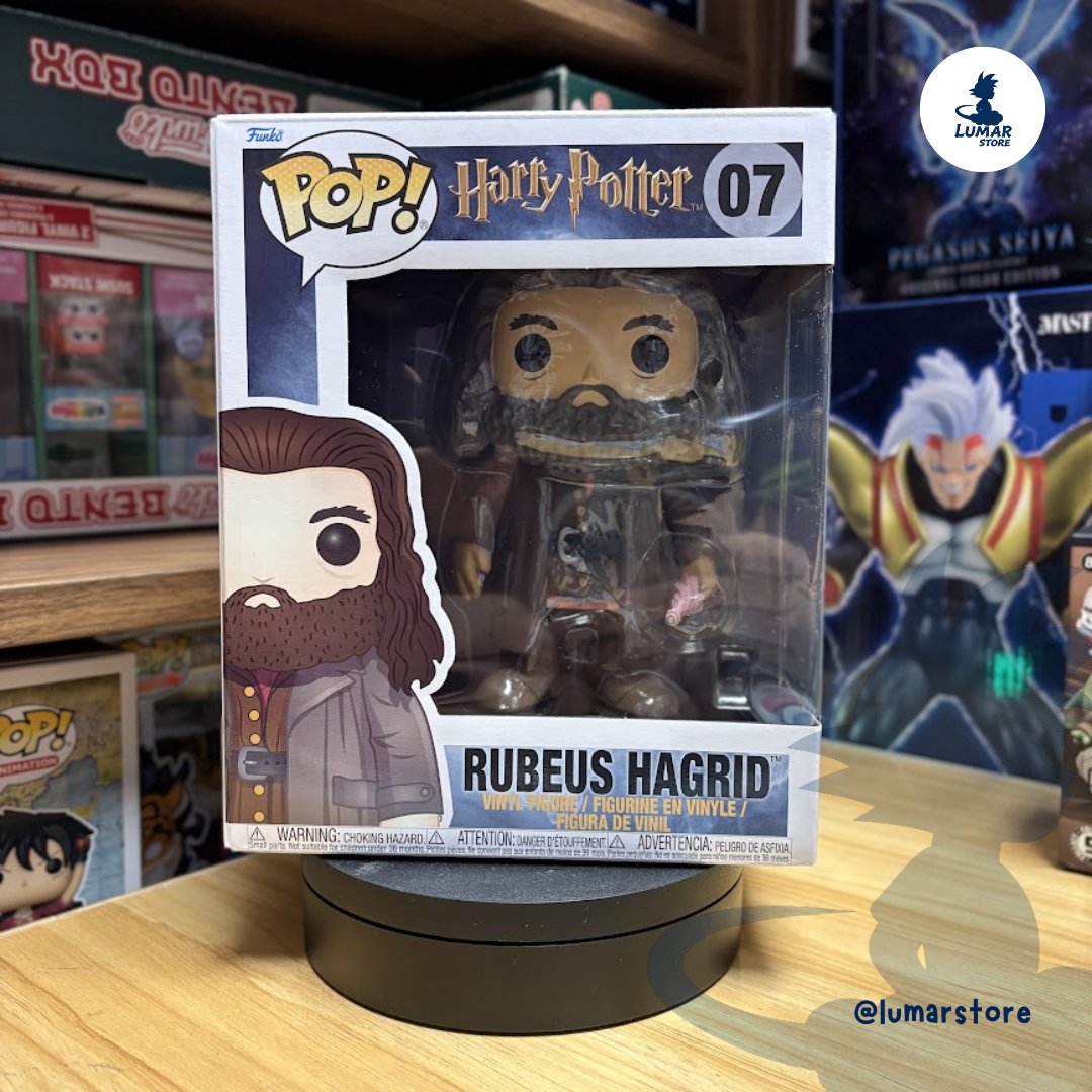 Funko Pop! Super 6" Harry Potter #07 Rubeus Hagrid (with Pink Umbrella)