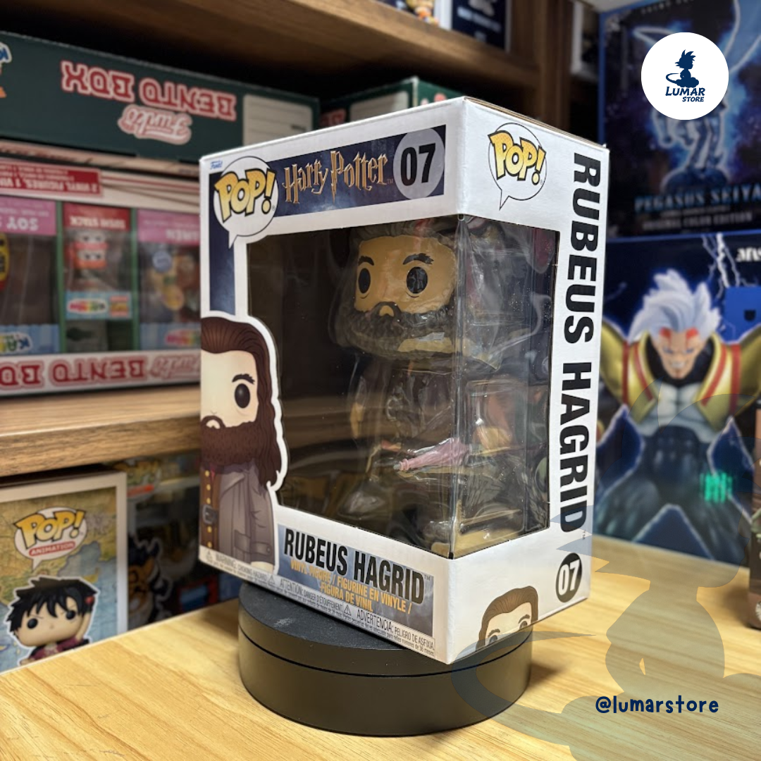 Funko Pop! Super 6" Harry Potter #07 Rubeus Hagrid (with Pink Umbrella)