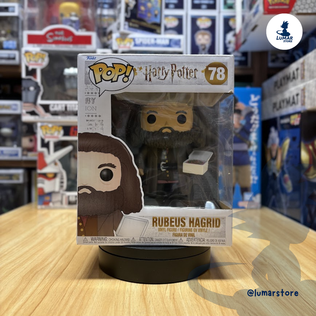 Funko Pop! Super 6" Harry Potter #78 Rubeus Hagrid with Birthday Cake