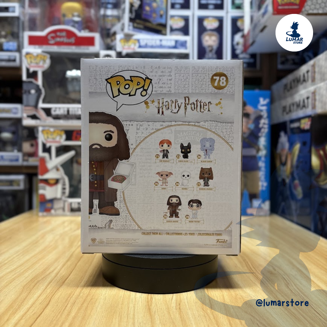 Funko Pop! Super 6" Harry Potter #78 Rubeus Hagrid with Birthday Cake