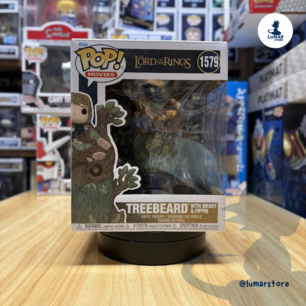 Funko Pop! Super 6" Movies: The Lord of the Rings #1579 Treebeard with Merry & Pippin