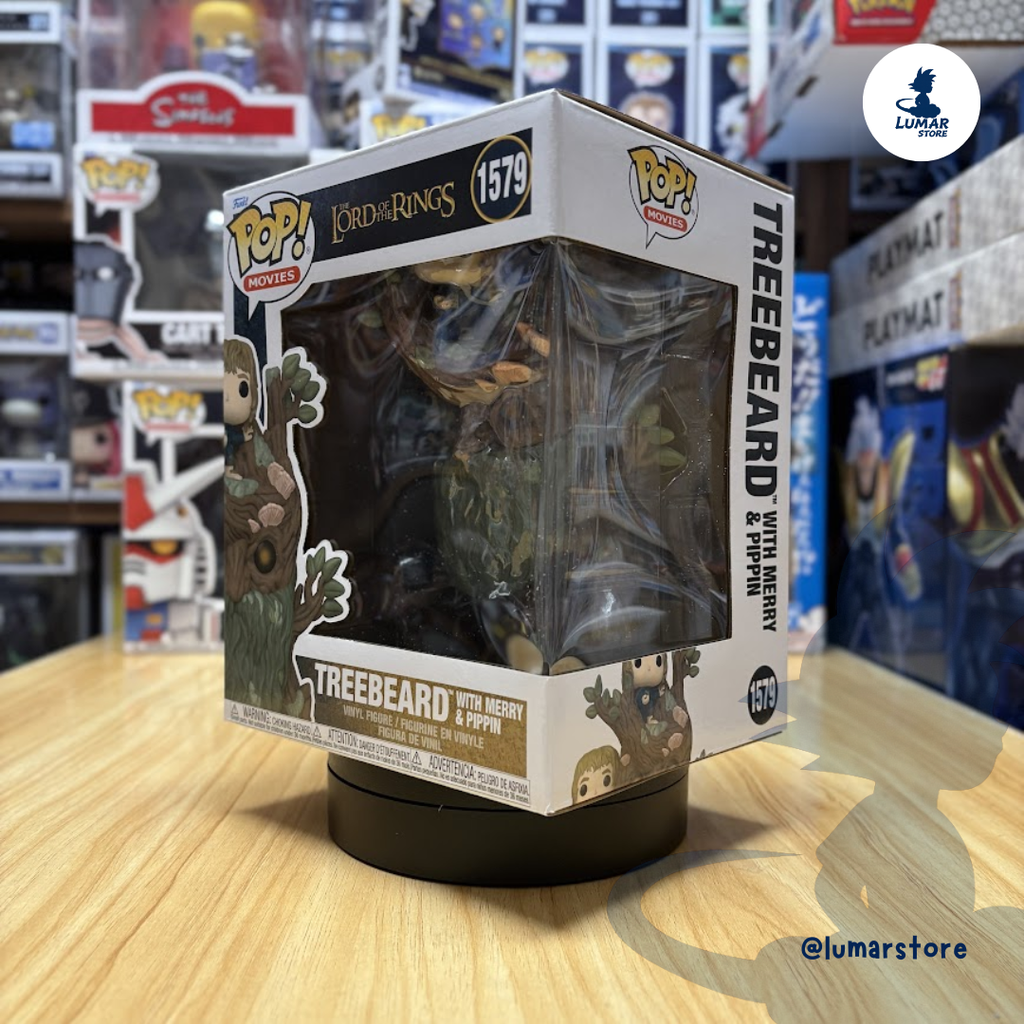 Funko Pop! Super 6" Movies: The Lord of the Rings #1579 Treebeard with Merry & Pippin