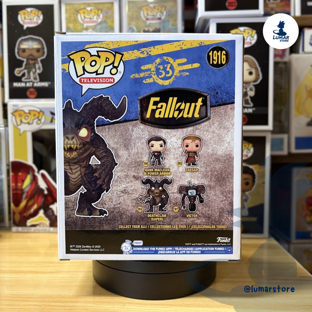 Funko Pop! Super 6" Television: Fallout #1916 Deathclaw