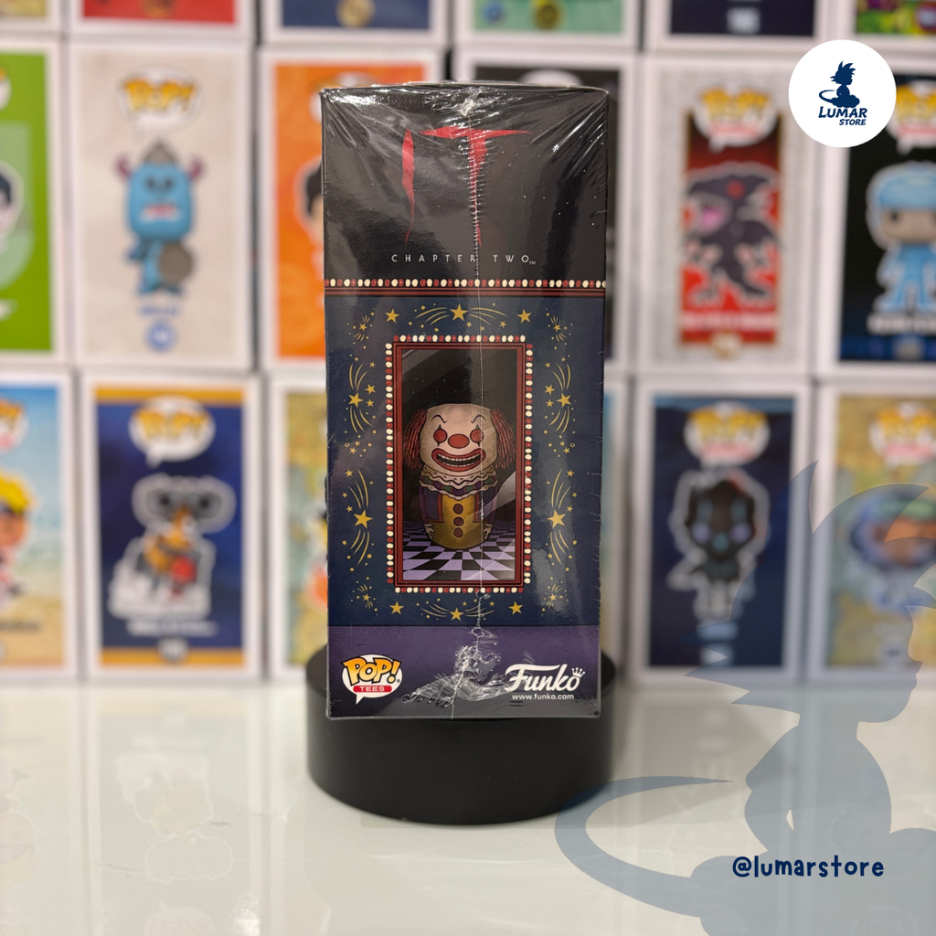 Funko Pop! Tee 830 Pennywise with Beaver Hat + Camiseta | IT Capítulo 2