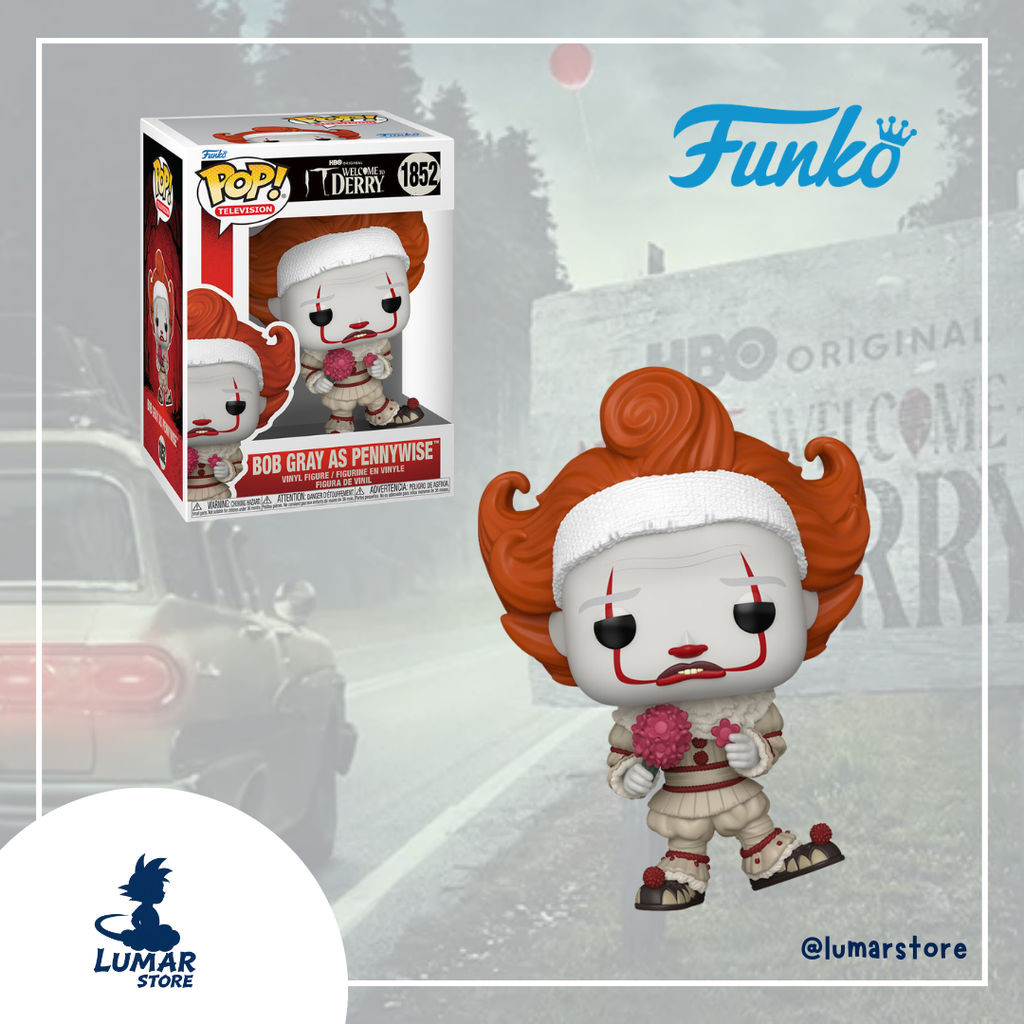 Funko Pop! Television 1852 - Bob Gray as Pennywise |  IT Welcome to Derry