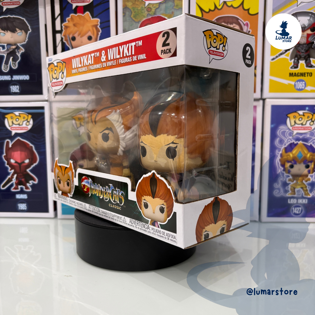 Funko Pop! Television 2-Pack: WilyKat & WilyKit - ThunderCats Classic