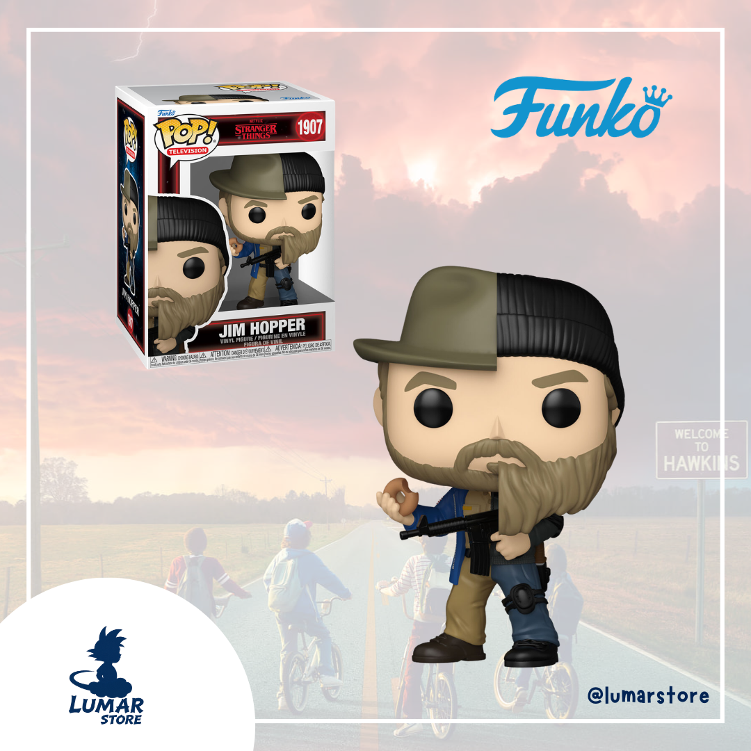 Funko Pop! Television: Stranger Things #1907 Jim Hopper (10th Anniversary)