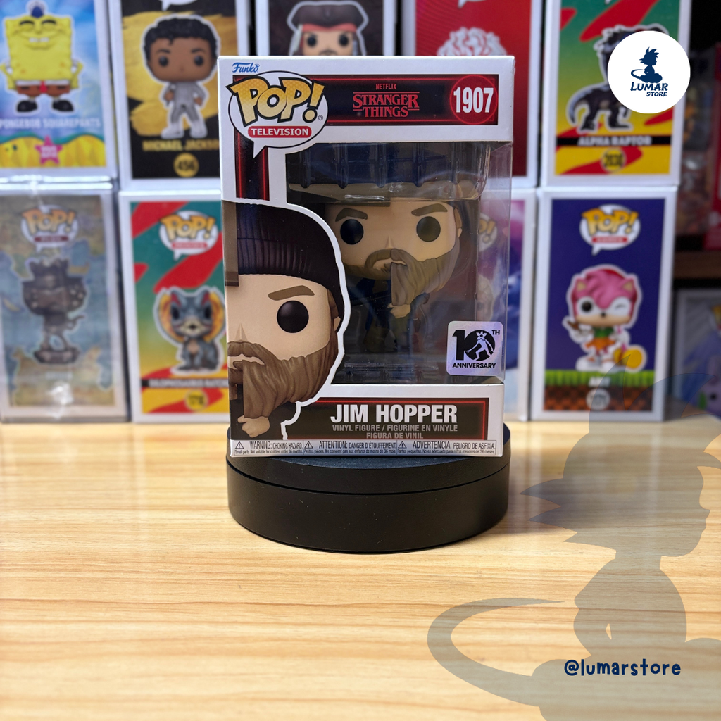 Funko Pop! Television: Stranger Things #1907 Jim Hopper (10th Anniversary)