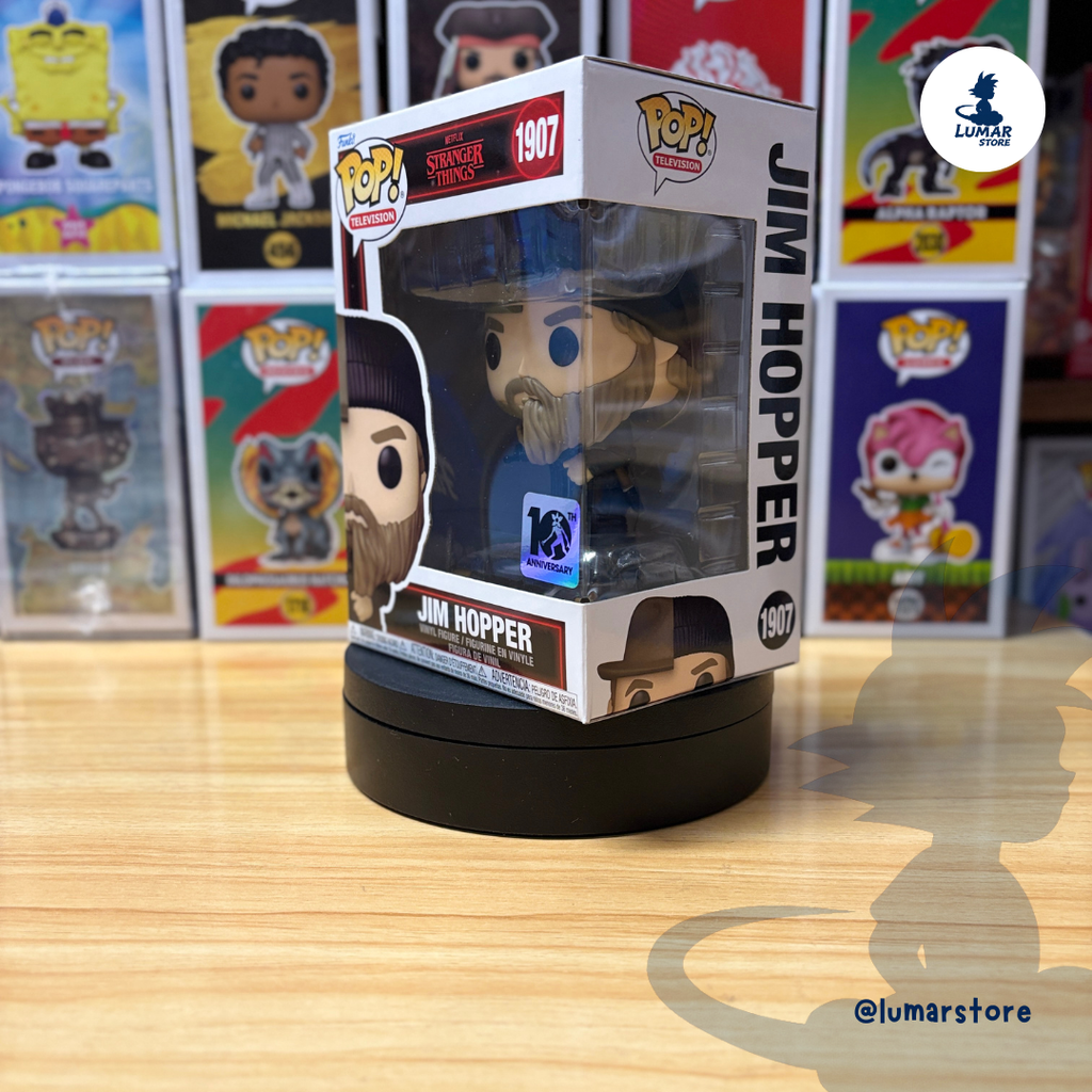 Funko Pop! Television: Stranger Things #1907 Jim Hopper (10th Anniversary)
