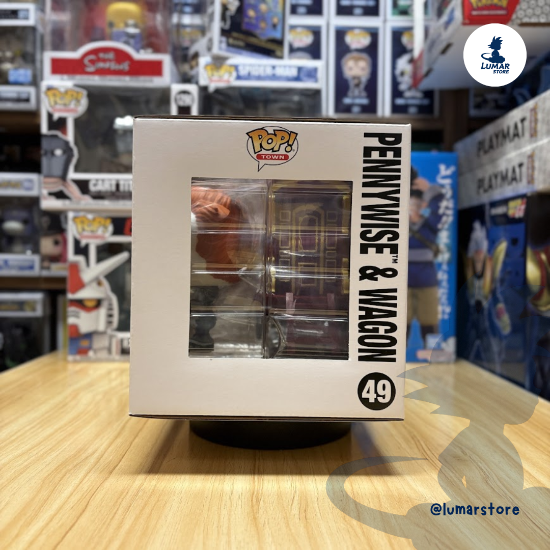 Funko Pop! Town: IT Welcome to Derry #49 Pennywise & Wagon