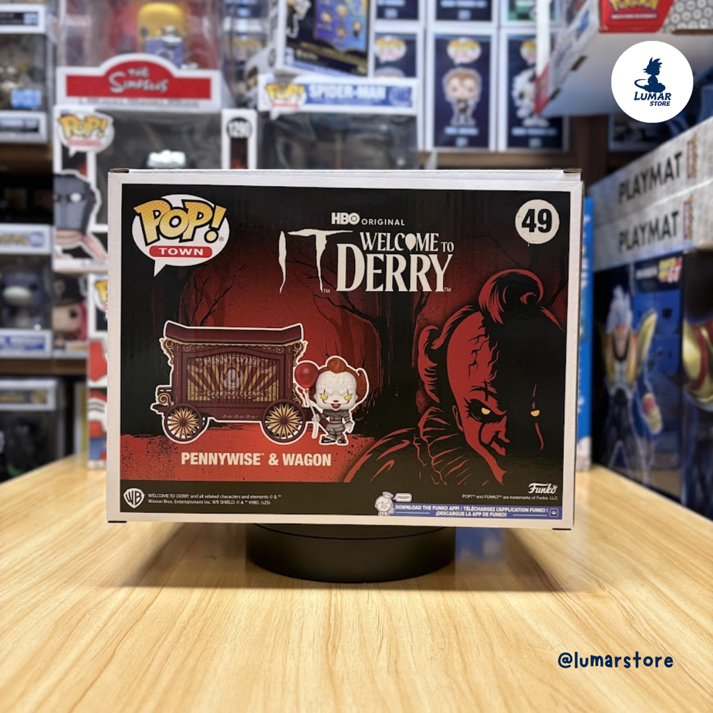 Funko Pop! Town: IT Welcome to Derry #49 Pennywise & Wagon