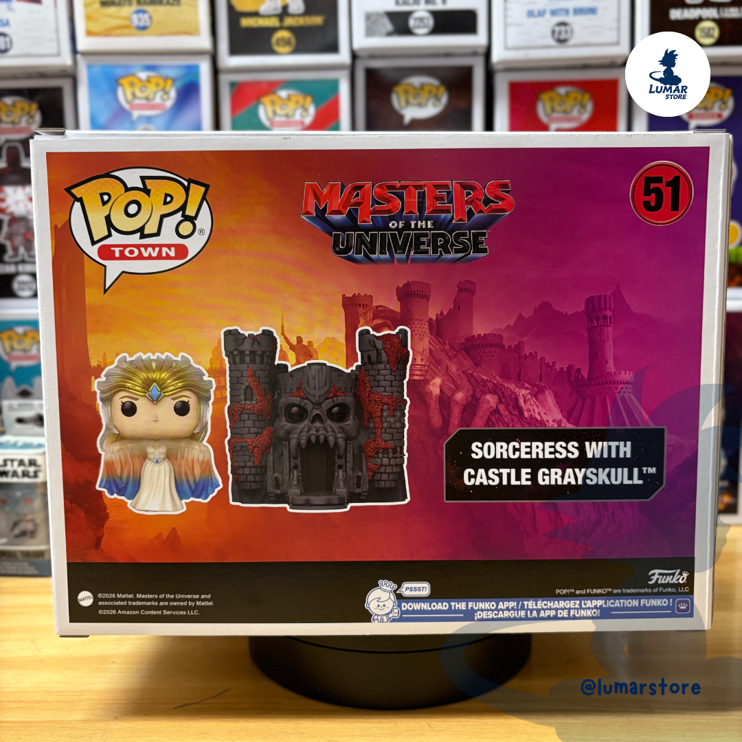 Funko Pop! Town: Masters of the Universe - Sorceress with Castle Grayskull Live Action (51)