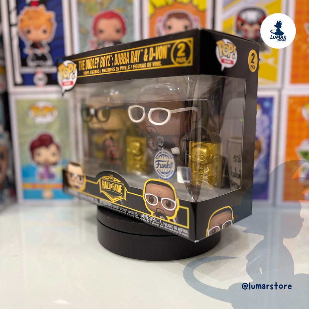 Funko Pop! WWE 2-Pack: The Dudley Boyz (Bubba Ray & D-Von) - Hall of Fame | Edición Especial