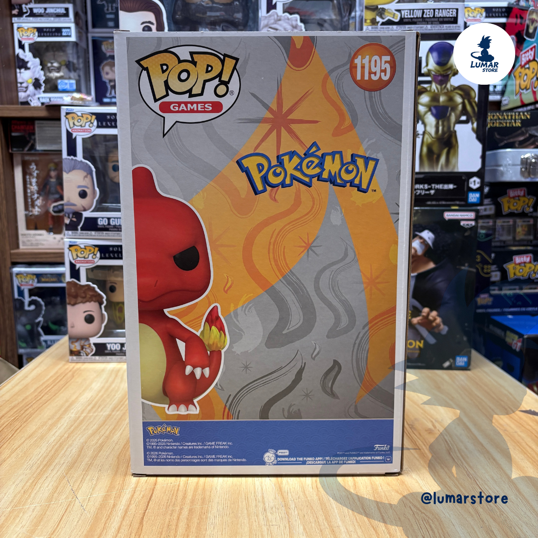 Funko Pop! Games: Pokémon #1195 Charmeleon Jumbo Sized 10 Pulgadas (25cm)
