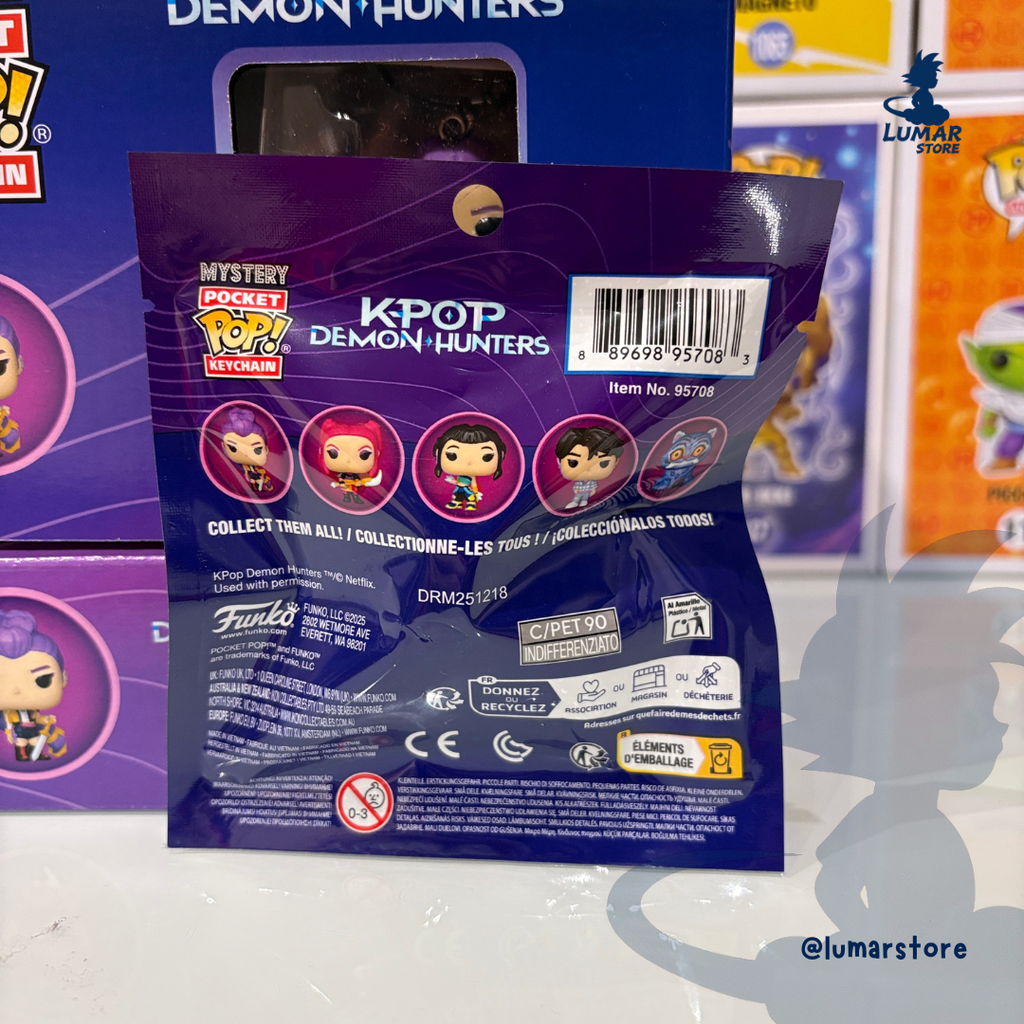 Llavero Funko Pocket Pop!: K-Pop Demon Hunters - Figura Aleatoria