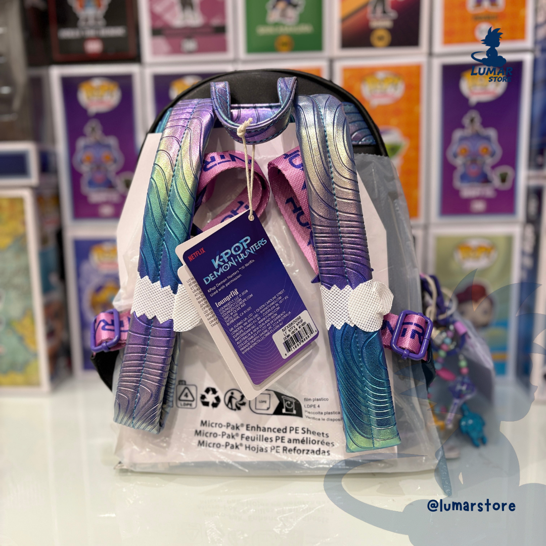 Loungefly Mini Backpack: Huntrix KPop Demon Hunters - 26cm | Lumar Store