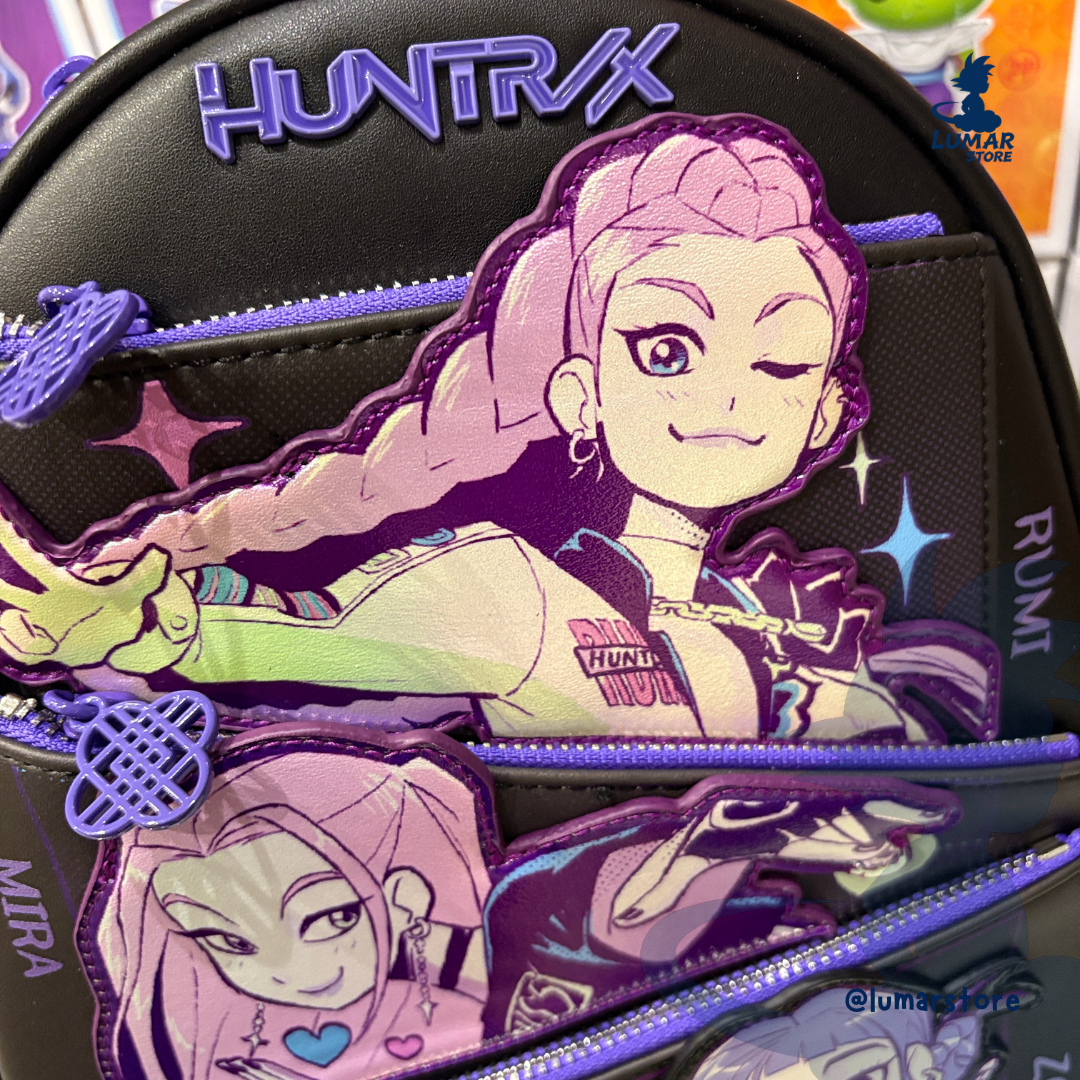 Loungefly Mini Backpack: Huntrix KPop Demon Hunters - 26cm | Lumar Store