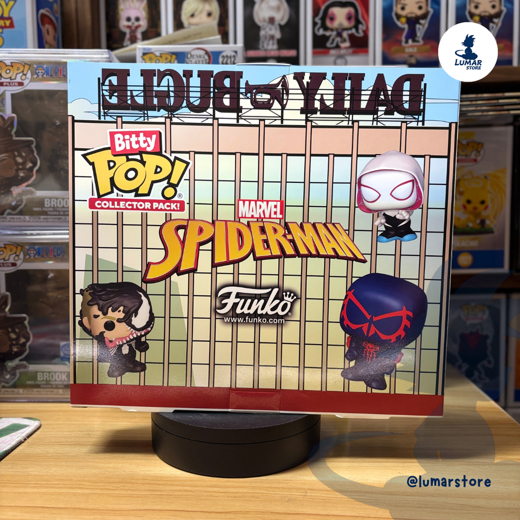 Mega Pack 12 Figuras Funko Bitty Pop! Marvel: Spider-Man Daily Bugle Collector Pack