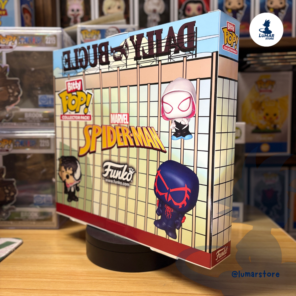 Mega Pack 12 Figuras Funko Bitty Pop! Marvel: Spider-Man Daily Bugle Collector Pack