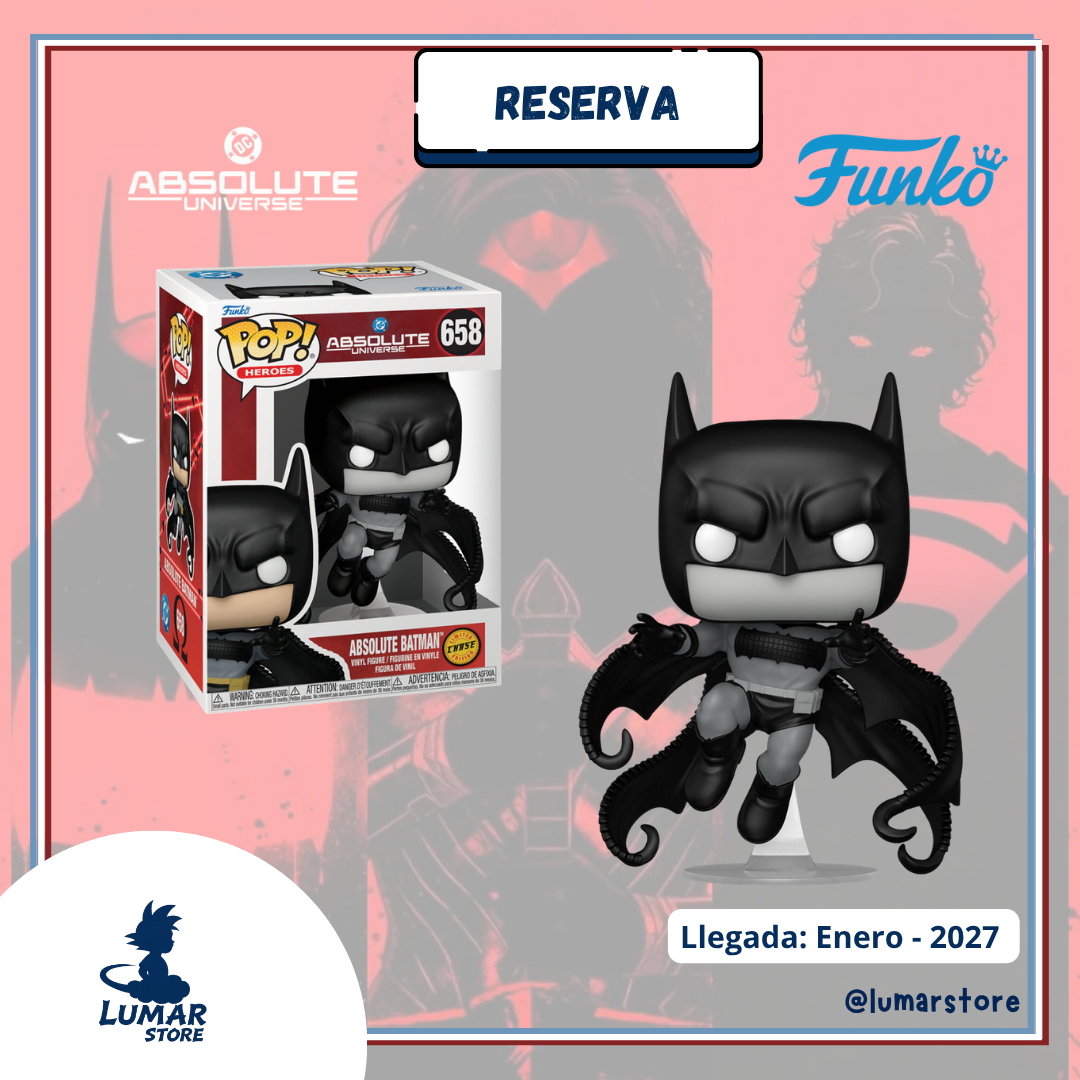Funko POP! Heroes: DC Absolute Universe - Absolute Batman (Chase) #658 [PREVENTA]