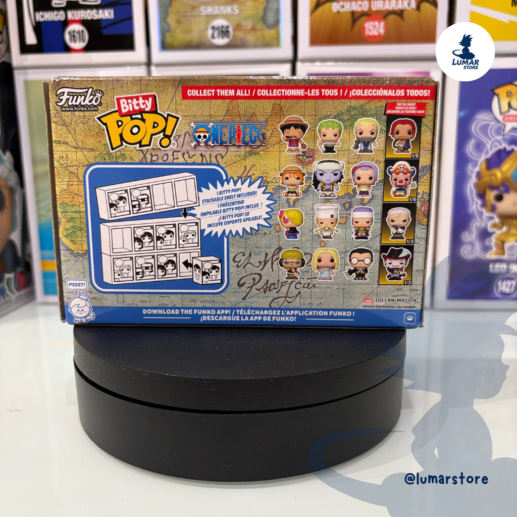 Pack 4 Figuras FUNKO Bitty POP! - One Piece: Nami, Arlong, Nojiko & Smoker