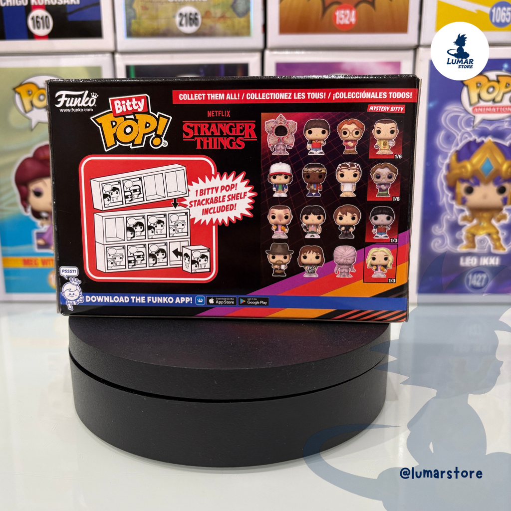Pack 4 Figuras FUNKO Bitty POP! - Stranger Things: Demogorgon, Will, Barb & Mystery