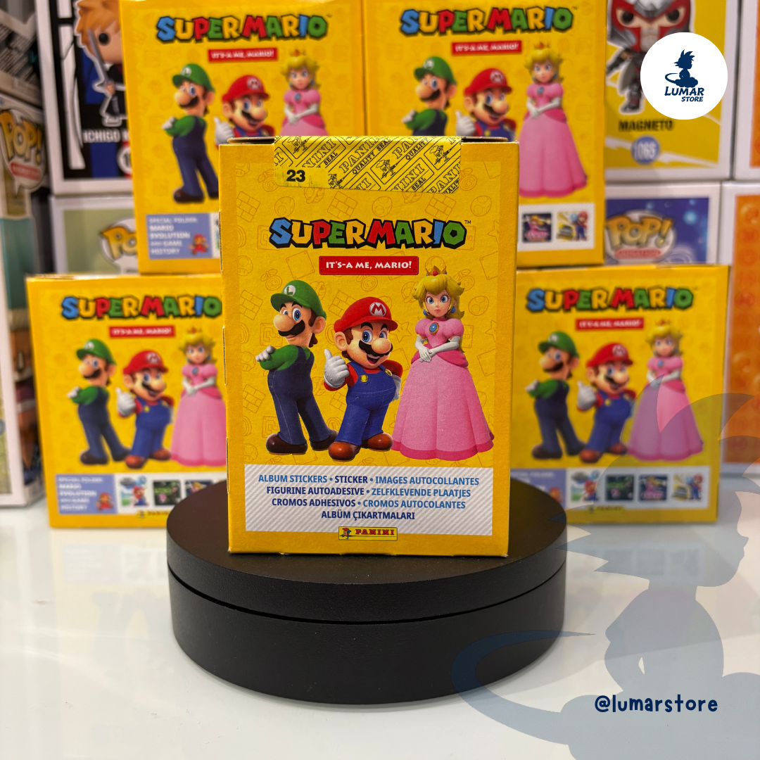 Panini: Caja de 50 Sobres Super Mario 2026 "It's Mario" - 250 Cromos