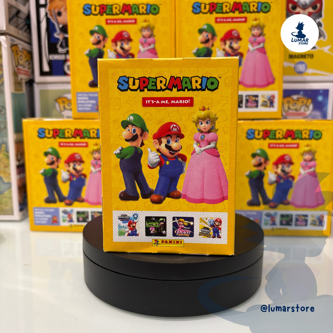 Panini: Caja de 50 Sobres Super Mario 2026 "It's Mario" - 250 Cromos