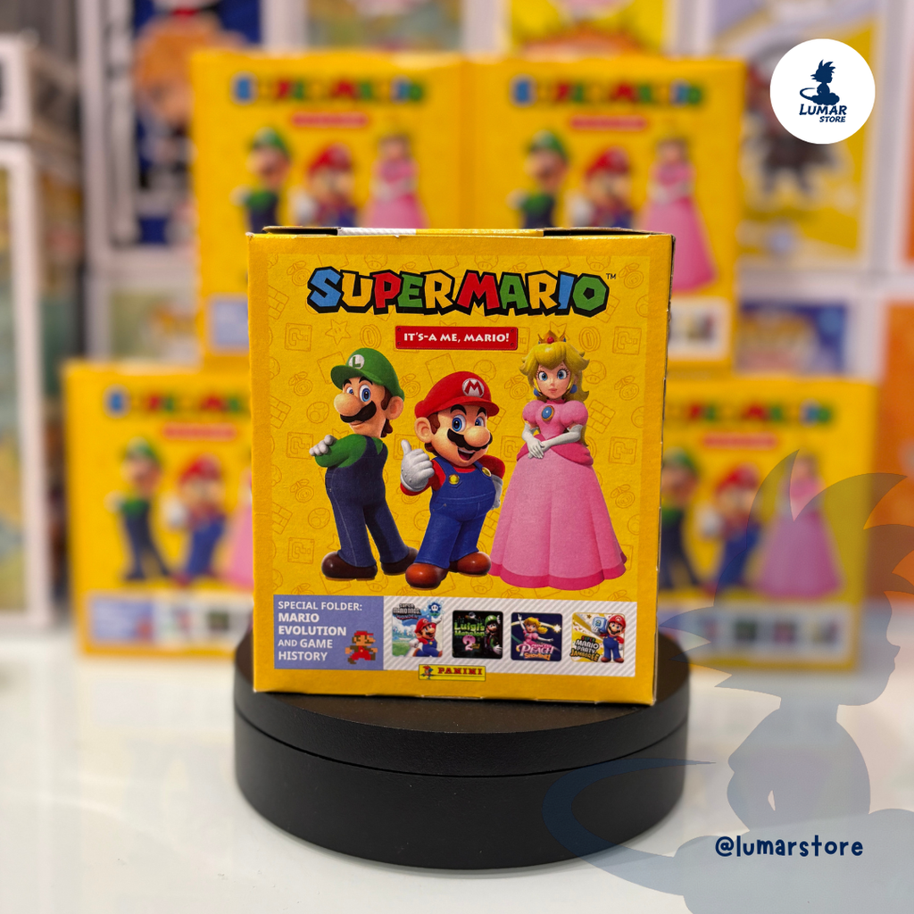 Panini: Caja de 50 Sobres Super Mario 2026 "It's Mario" - 250 Cromos