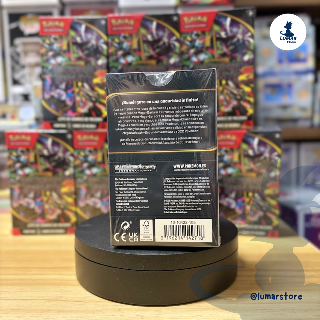Pokémon TCG: Booster Bundle (Lote de 6 Sobres) Megaevolución - Oscuridad Absoluta (En Español)