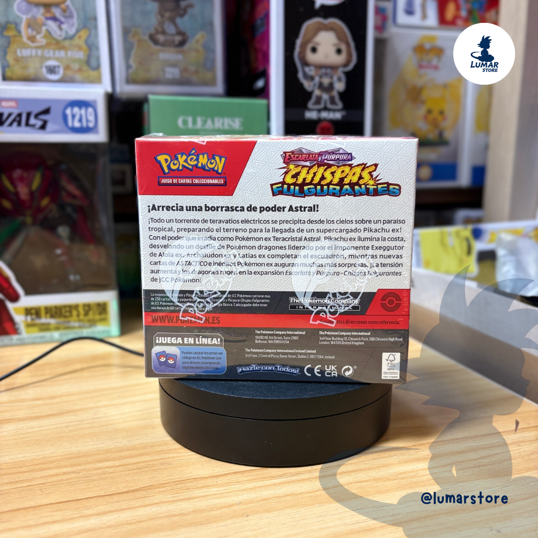 Pokémon TCG: Caja de 36 Sobres (Booster Box) Chispas Fulgurantes (Español)