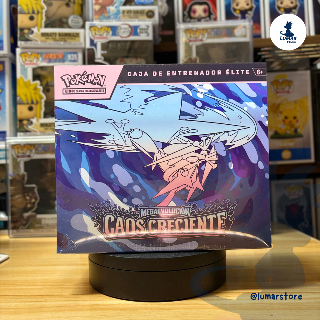 Pokémon TCG: Caja de Entrenador Élite (ETB) Caos Creciente - Megaevolución (Español)