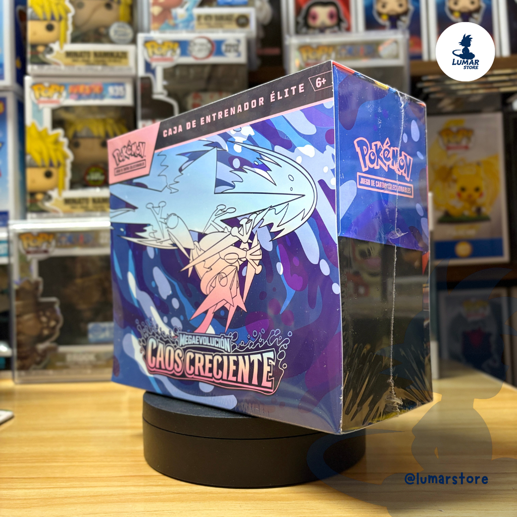 Pokémon TCG: Caja de Entrenador Élite (ETB) Caos Creciente - Megaevolución (Español)