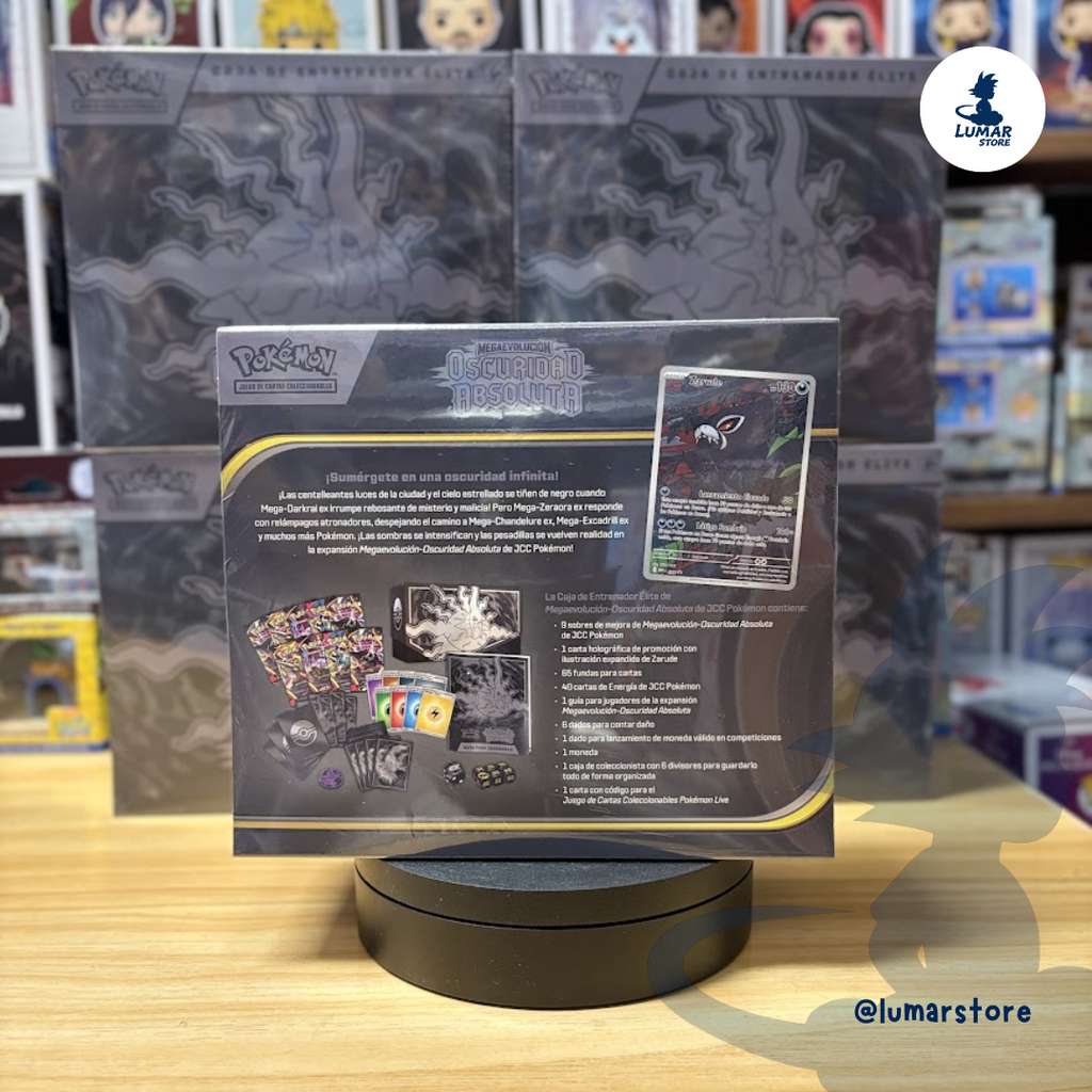 Pokémon TCG: Caja de Entrenador Élite (ETB) Megaevolución - Oscuridad Absoluta (En Español)