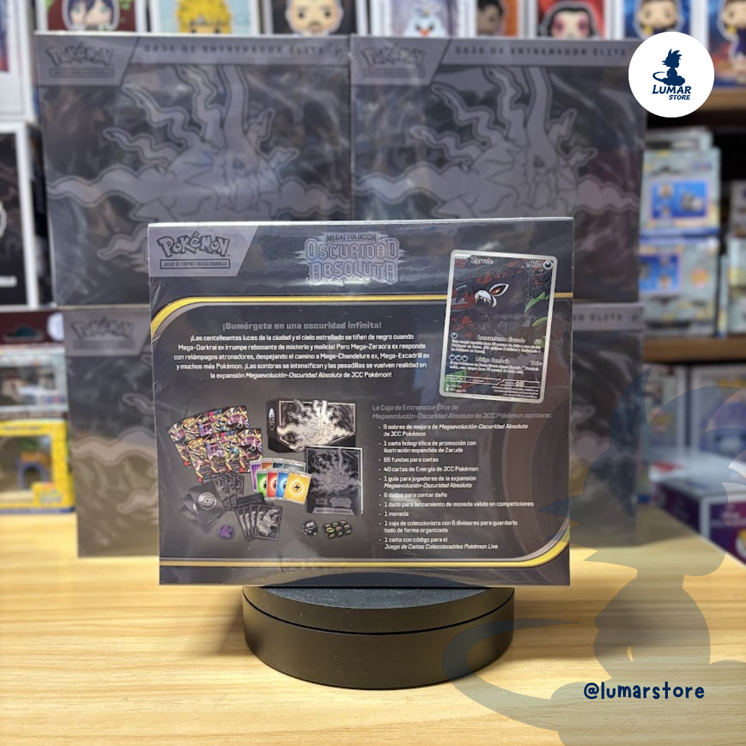 Pokémon TCG: Caja de Entrenador Élite (ETB) Megaevolución - Oscuridad Absoluta (En Español)