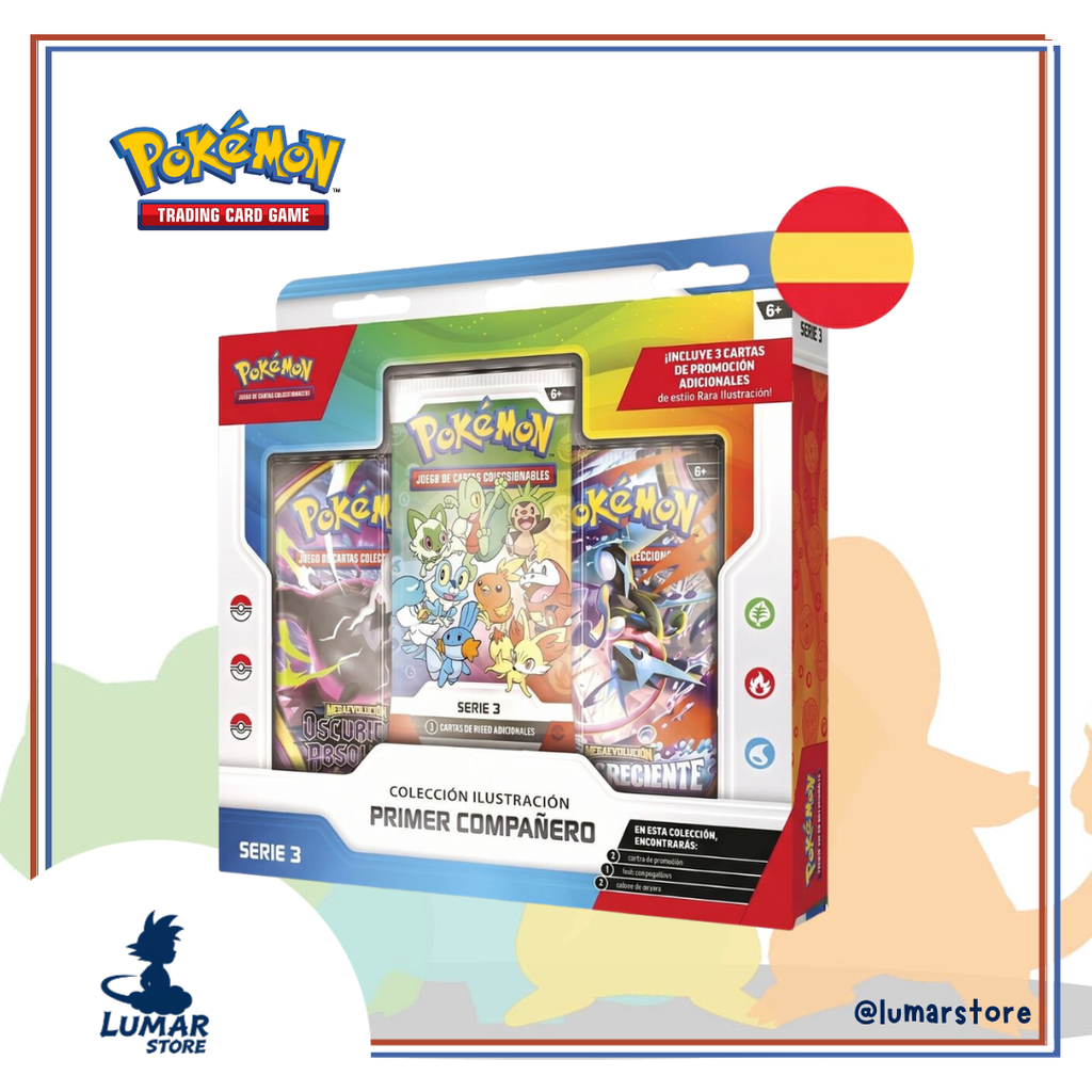 Pokémon TCG: Colección Ilustración Primer Compañero Serie 3 (Español)
