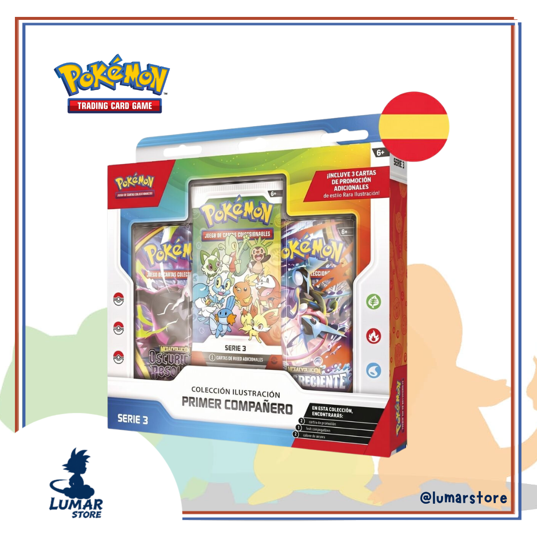 Pokémon TCG: Colección Ilustración Primer Compañero Serie 3 (Español)