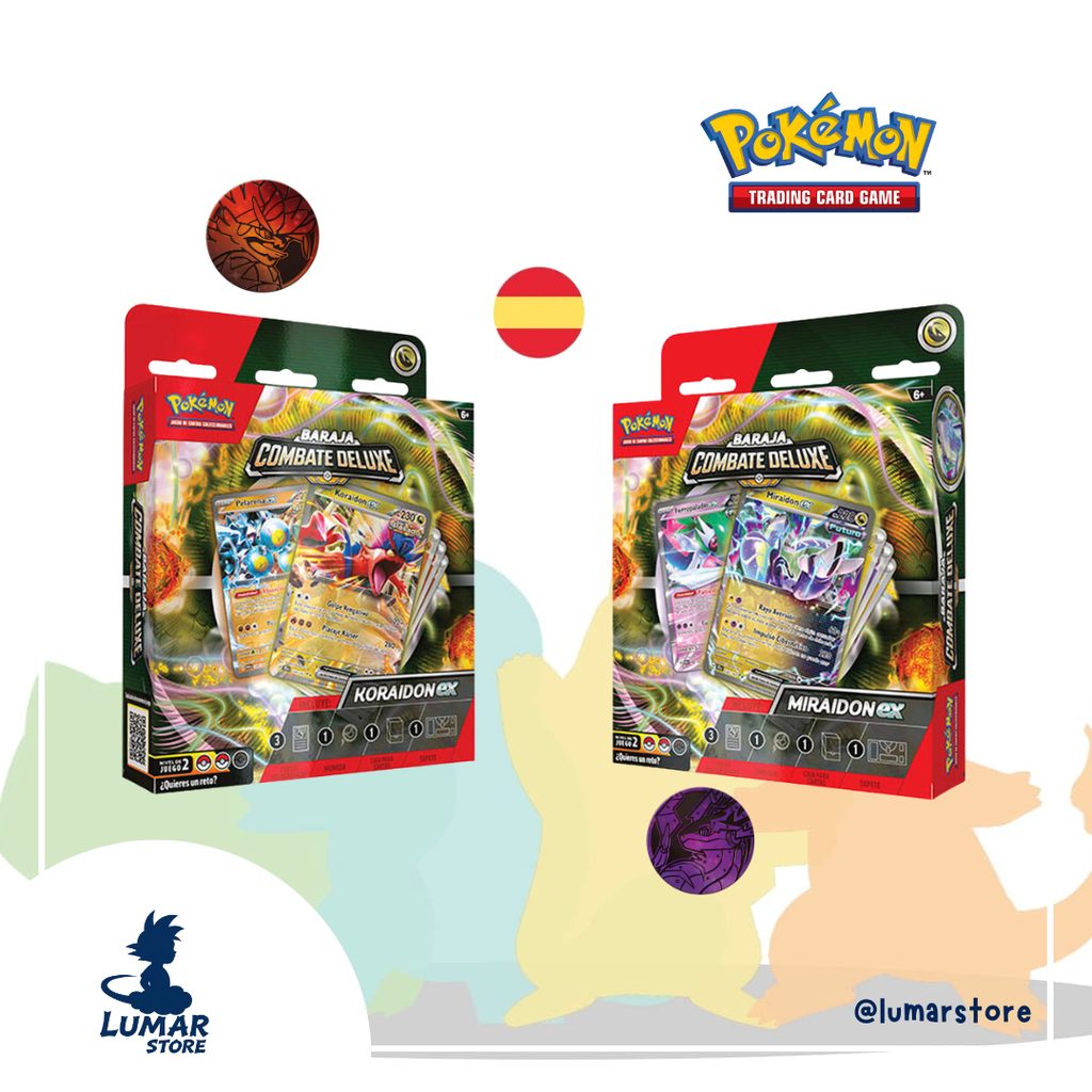 Pokémon TCG: Baraja de Combate Deluxe - Koraidon ex / Miraidon ex (Español)