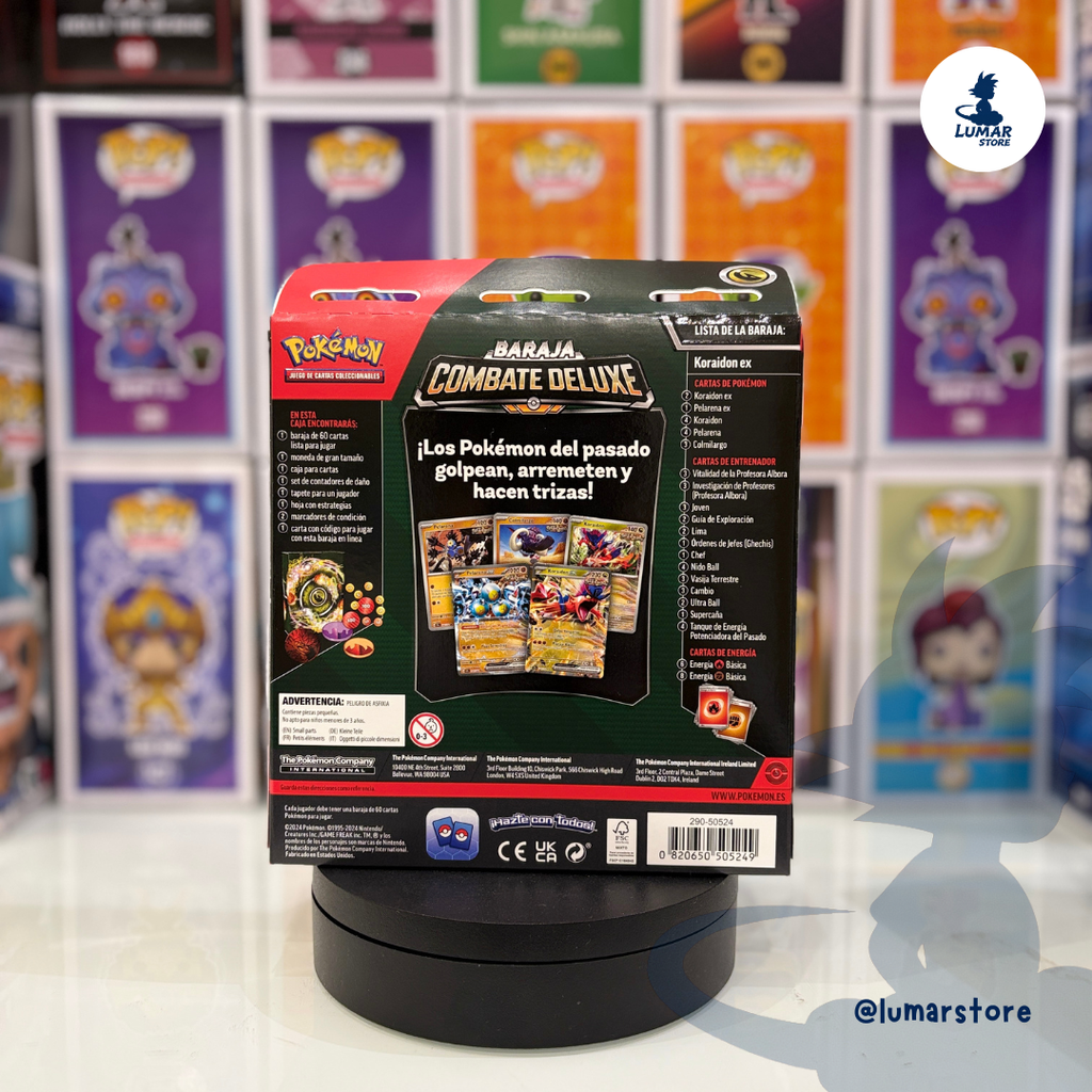 Pokémon TCG: Baraja de Combate Deluxe - Koraidon ex / Miraidon ex (Español)