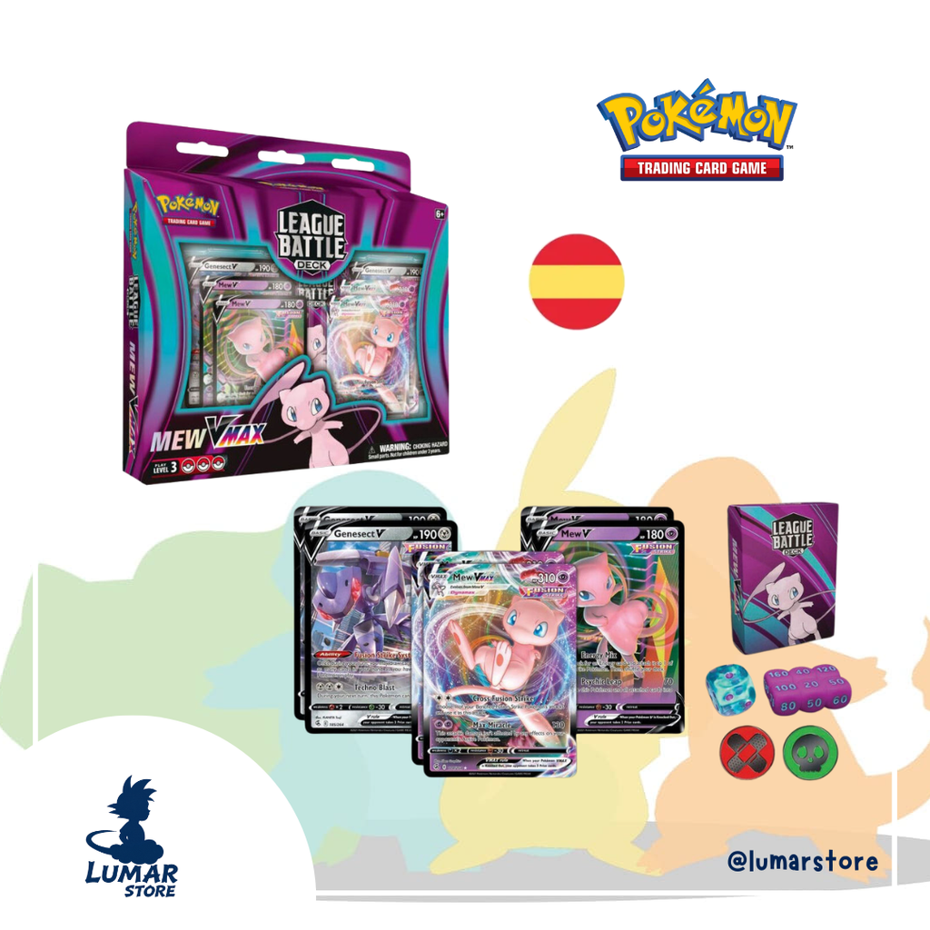 Pokémon TCG: Baraja de Combate de Liga - Mew VMAX (Español)