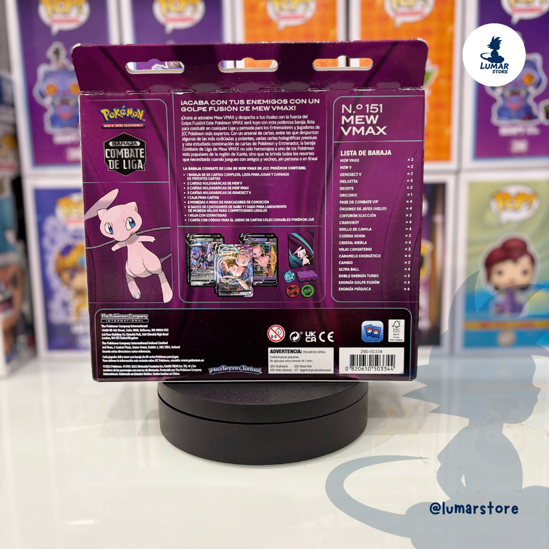 Pokémon TCG: Baraja de Combate de Liga - Mew VMAX (Español)