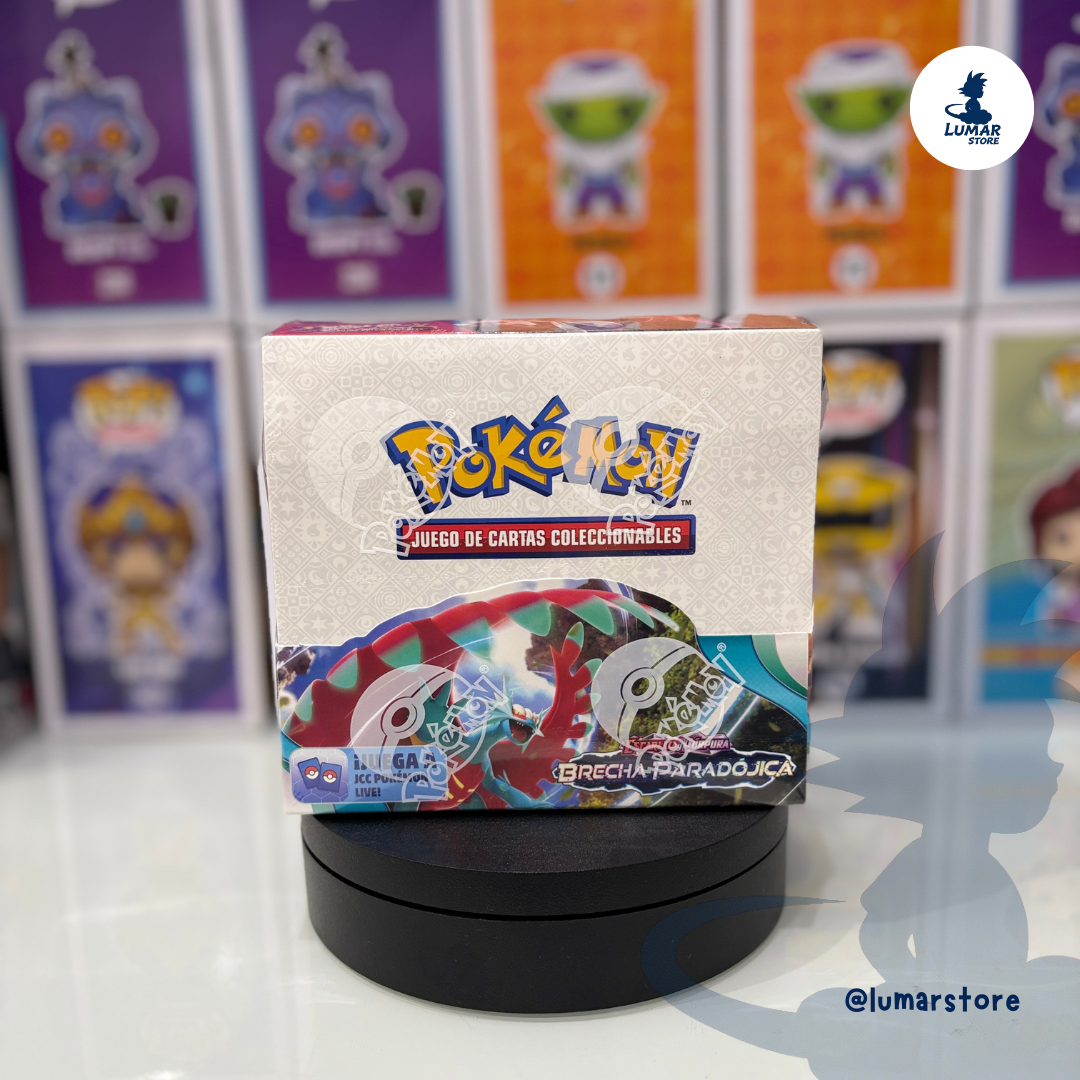 Pokémon TCG: Caja de 36 Sobres (Booster Box) - Escarlata y Púrpura: Brecha Paradoja (Español)