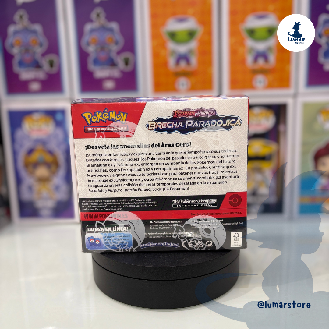Pokémon TCG: Caja de 36 Sobres (Booster Box) - Escarlata y Púrpura: Brecha Paradoja (Español)