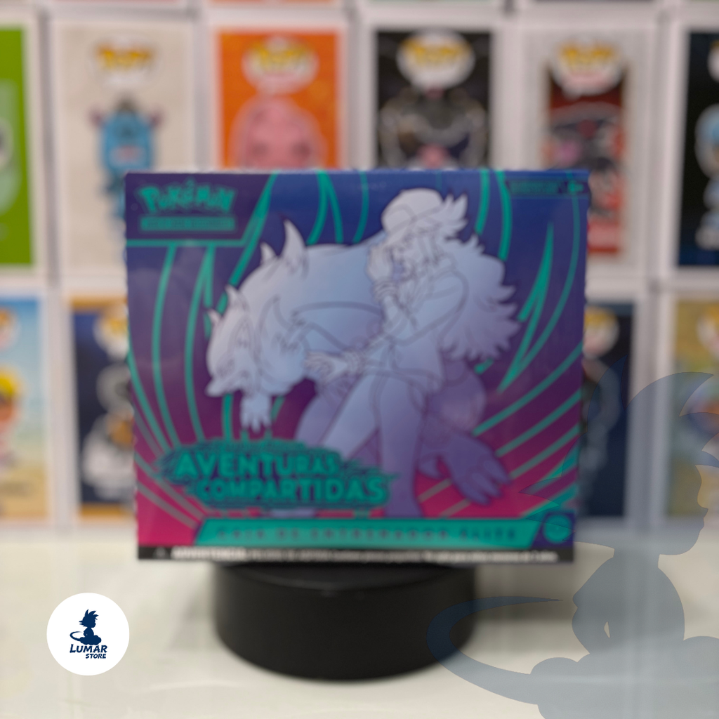 Pokémon TCG – Caja de Entrenador Élite Aventuras Compartidas (Escarlata y Púrpura) – Español Latino